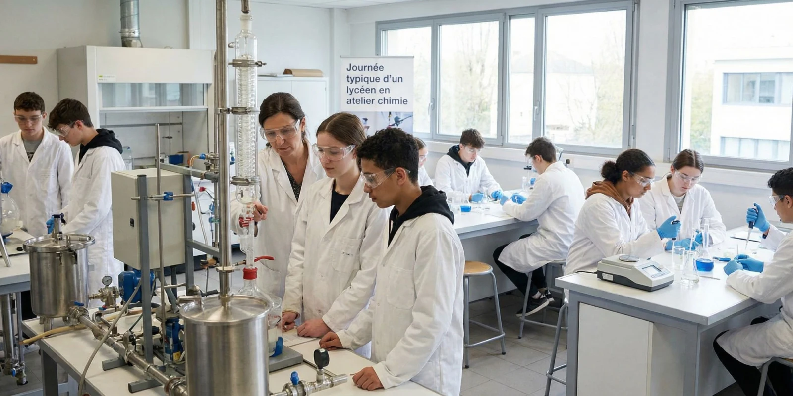 Journée Type en Bac Pro PCEPC : Entre Chimie, Ateliers et Vie à l'Internat