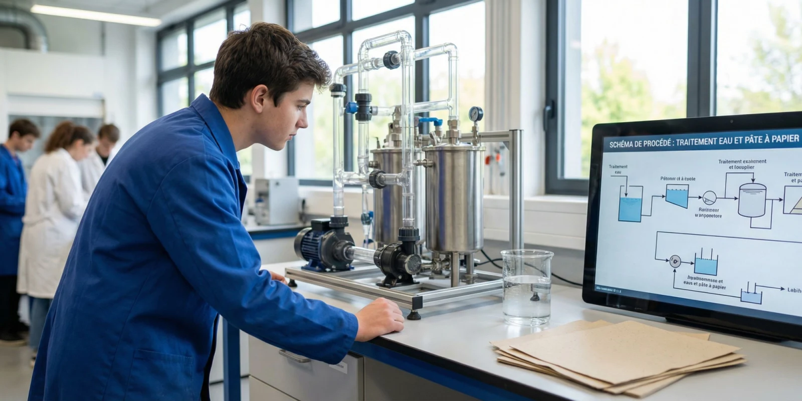 Bac Pro PCEPC : Matières, Stages et Débouchés en Chimie, Eau et Papier-Carton